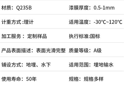 通化热浸涂塑钢管产品性能特点 通化热浸涂塑钢管产品性能特点